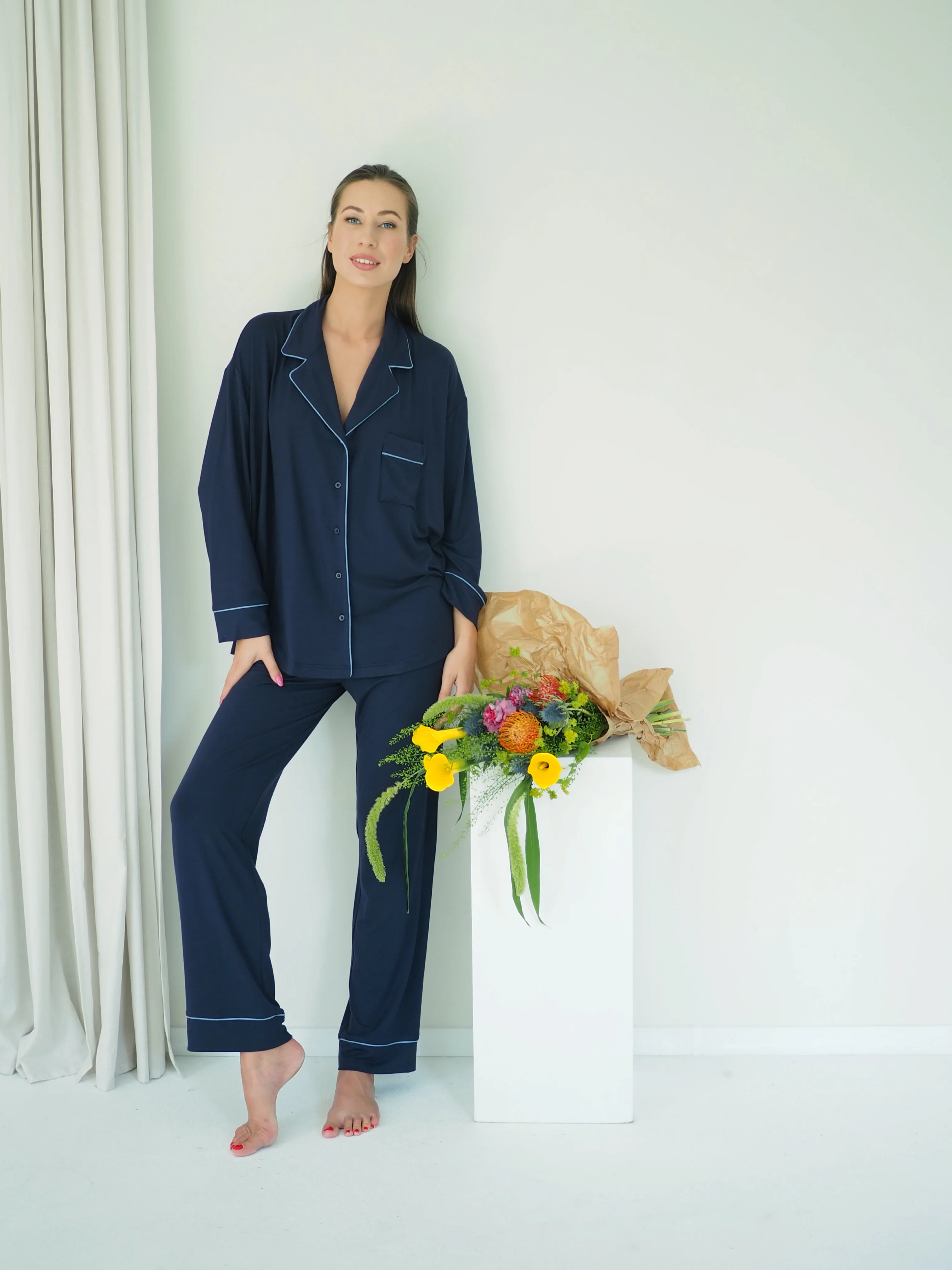 Pizamos komplektas su kelnemis Nathalie