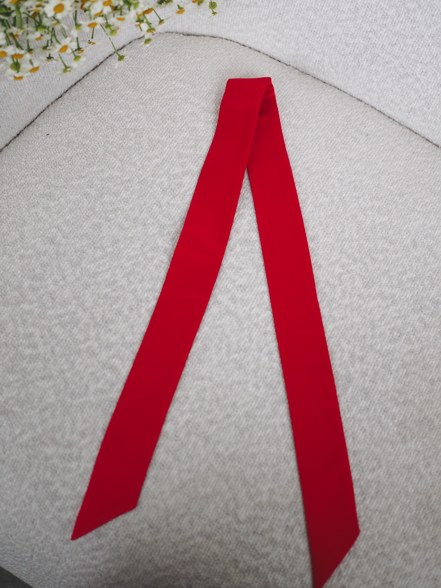 Naturalaus silko plauku juosta